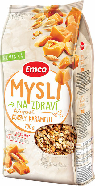 Emco Mysli křupavé Kousky karamelu 750g porovnat ceny