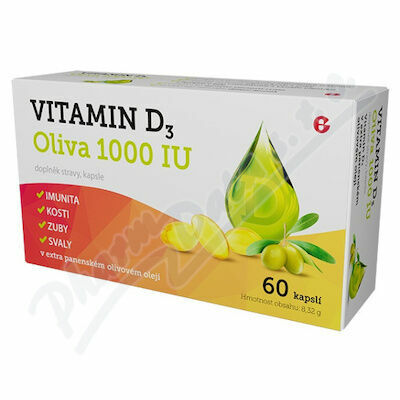 Vitamin D3 Oliva 1000IU cps.60 porovnat ceny