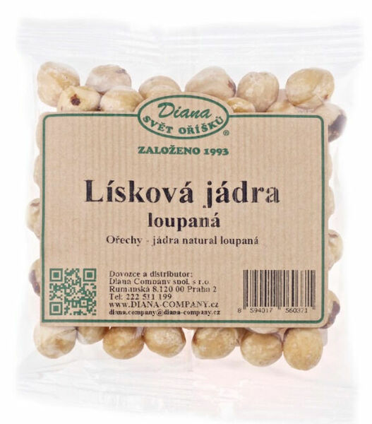 Diana Company Lísková jádra loupaná 12/14 vakuum 1kg porovnat ceny