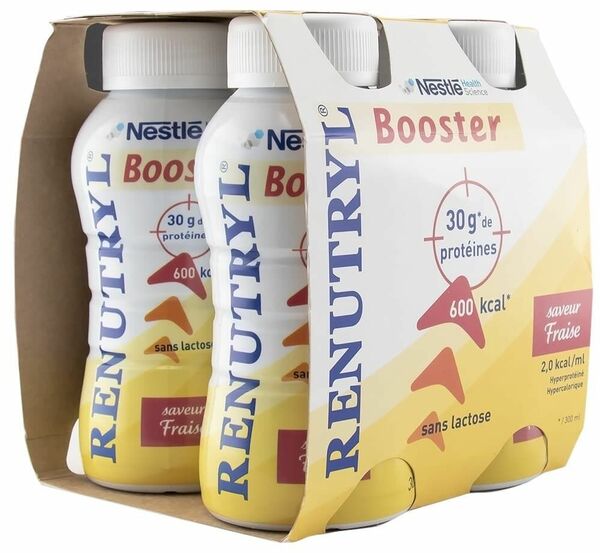 Renutryl Booster perorální roztok 4x300ml Jahodová příchuť porovnat ceny