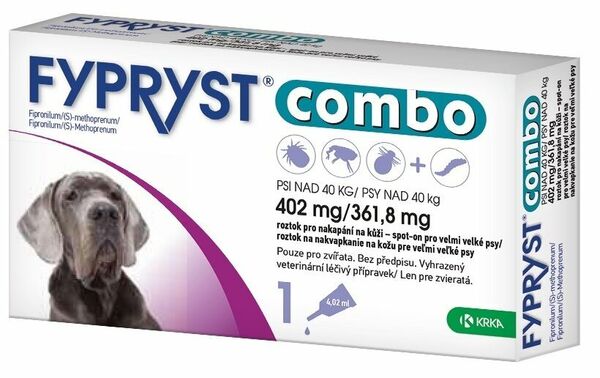 FYPRYST combo 1x4.02ml spot-on pro psy nad 40kg porovnat ceny