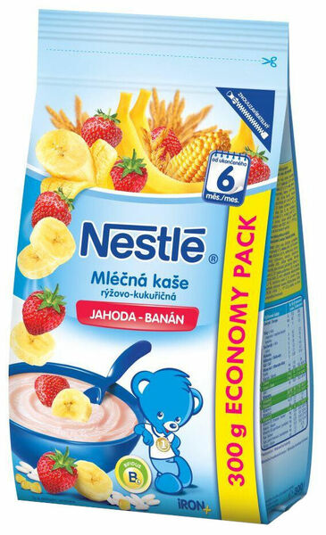 NESTLÉ Mléčná kaše Banán Jahoda 300g porovnat ceny
