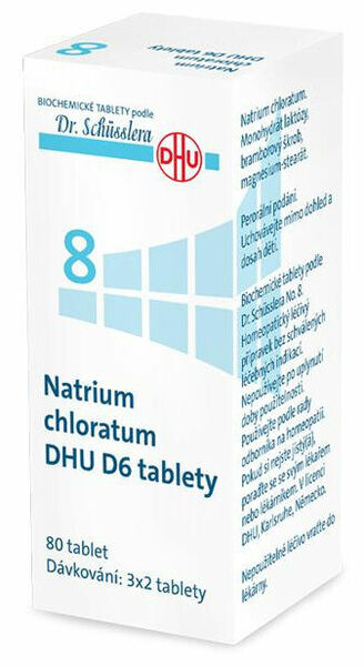 Dr.Schüssler  No.8 Natrium chloratum DHU 80 tablet D5-D30 porovnat ceny