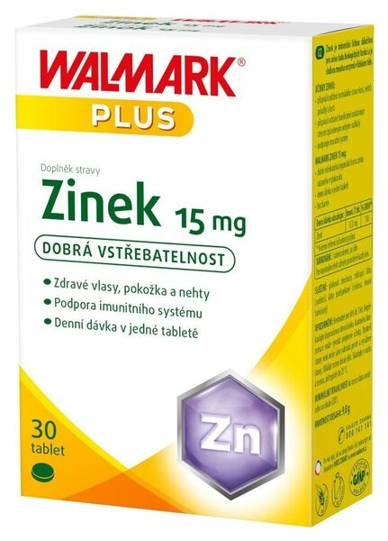 Walmark Zinek 15mg 30 tablet porovnat ceny