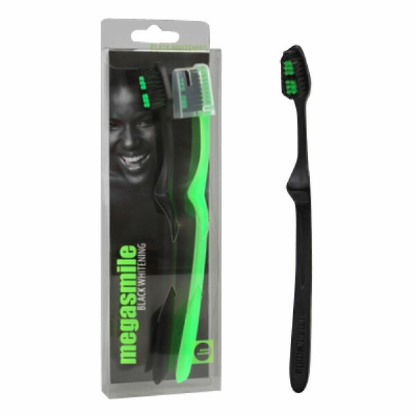 MEGASMILE Zubní kartáček Black Whitening 2 kusy porovnat ceny