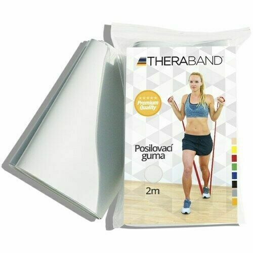 Theraband  Thera-Band Posilovací guma 2m stříbrná - super silná porovnat ceny