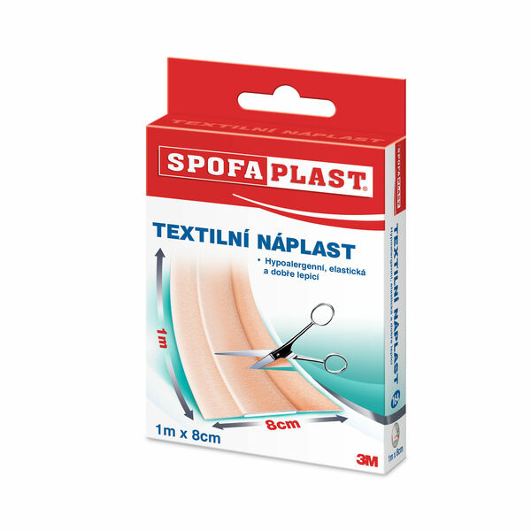 Rychloobvaz 3M Textil.nápl.Spofaplast č.164 8cmx1m porovnat ceny