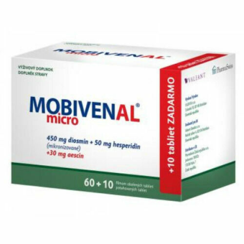 Mobivenal Micro tbl.60+10 porovnat ceny