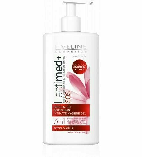 Eveline Cosmetics  EVELINE LactiMED+ SOS zklidňující intimní gel 3v1 250ml porovnat ceny