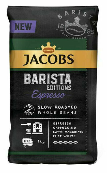 Jacobs Barista Espresso zrnková káva 1kg porovnat ceny
