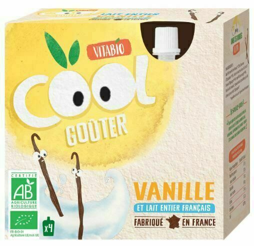 Vitabio Snack mléčné BIO kapsičky vanilka 4x85g porovnat ceny