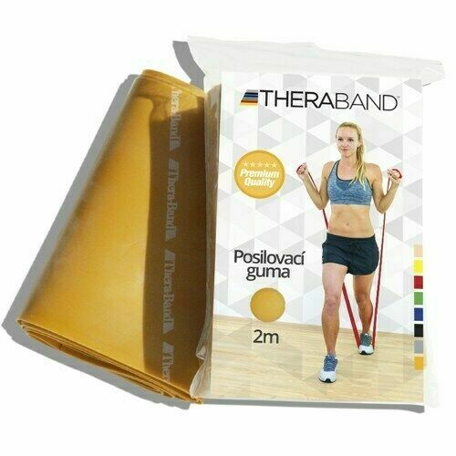 Theraband  Thera-Band Posilovací guma 2m zlatá - maximálně silná porovnat ceny