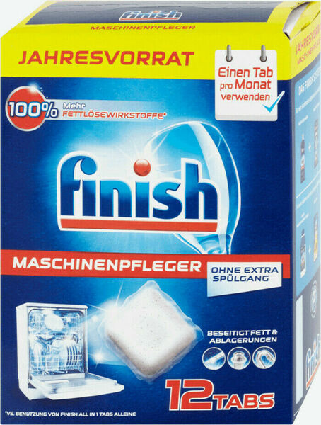 Finish Kapsle na čištění myčky 12ks porovnat ceny