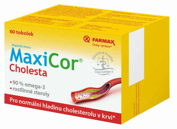 Farmax  MaxiCor Cholesta 60 tobolek porovnat ceny