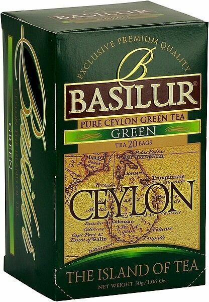 BASILUR Island of Tea Green přebal 20x1,5g porovnat ceny