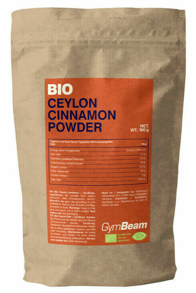GymBeam BIO Cejlonská skořice 100g porovnat ceny