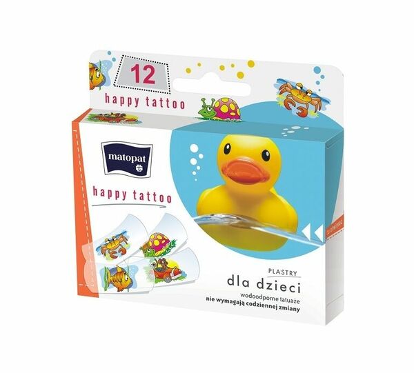 Matopat Happy Tattoo 12 ks náplast porovnat ceny