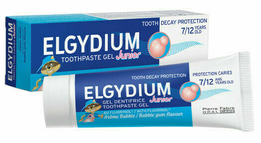 Elgydium Junior gelová zubní pasta s fluorinolem 7-12let 50ml porovnat ceny