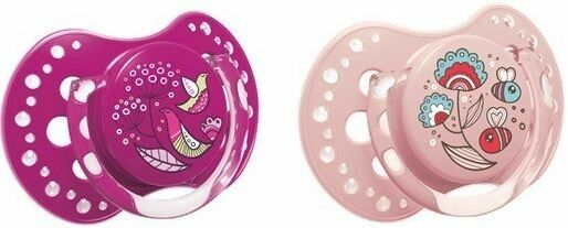 LOVI Dudlík silikonový dynamický Folky Dívka 3-6m 2ks porovnat ceny
