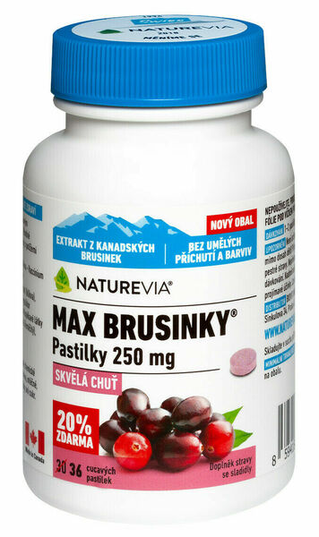 Swiss NatureVia Max brusinky pastilky 30+6 tablet porovnat ceny