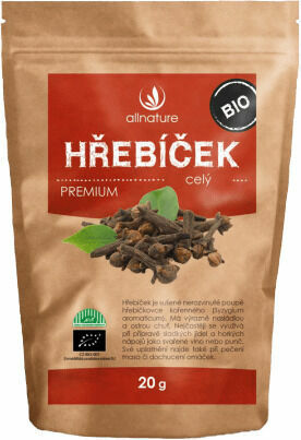 Allnature Hřebíček celý BIO 20g porovnat ceny