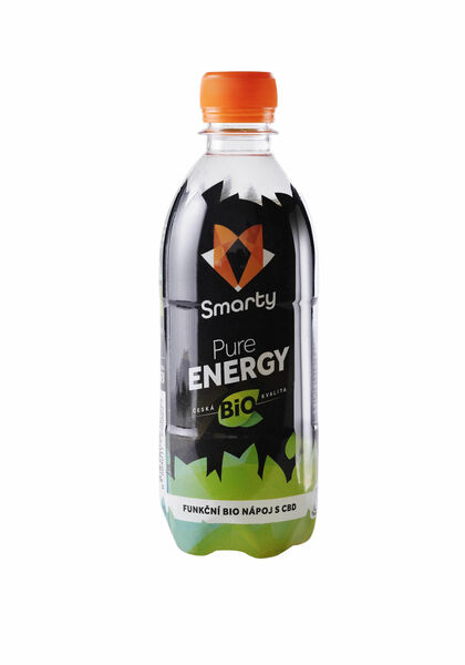 Smarty Bio nealkoholický nápoj Pure ENERGY Funkční nápoj CBD olejem porovnat ceny