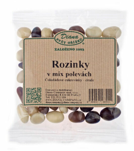 Diana Company Rozinky v mix polevách 100g porovnat ceny