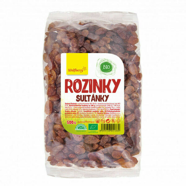 Wolfberry Rozinky BIO 500g porovnat ceny