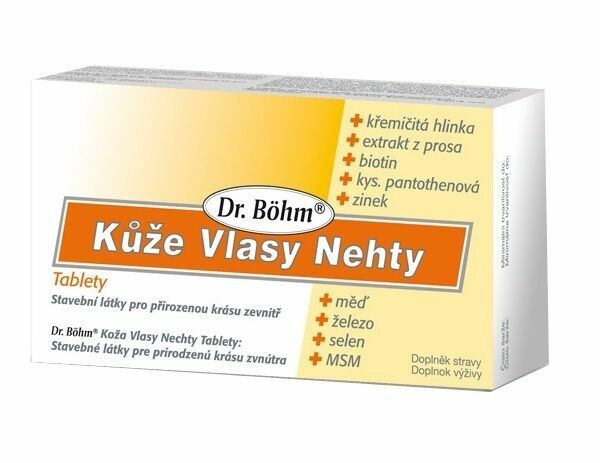 Dr.Bohm Kůže vlasy nehty 60 tablet porovnat ceny