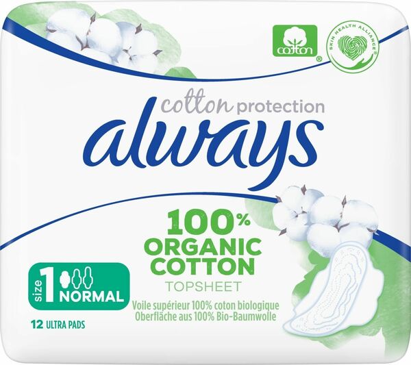 Always Vložky Organic Cotton Normal 12ks porovnat ceny