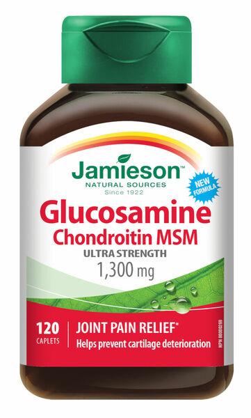 Jamieson Glukosamin Chondroitin MSM 1300mg 120 tablet porovnat ceny
