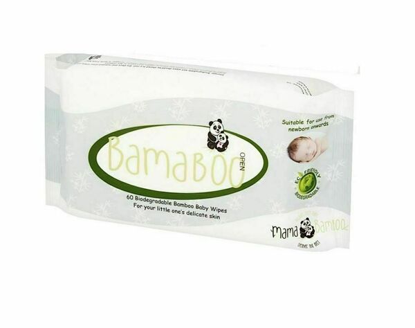Mama Bamboo Dětské vlhčené bambusové ubrousky 60 ks porovnat ceny