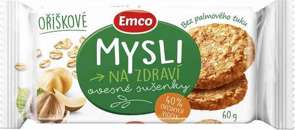 EMCO Müsli sušenky oříškové 60g porovnat ceny