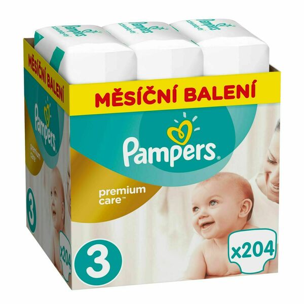 Pampers Premium Care S3 204ks 6-10kg porovnat ceny