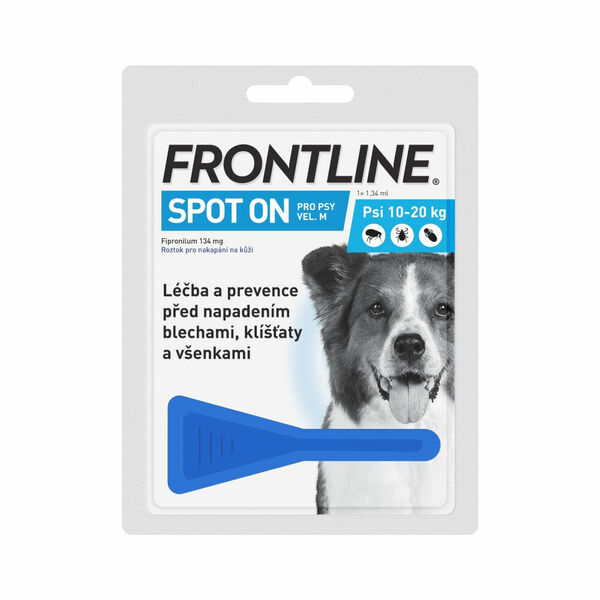 FRONTLINE Spot-on pro psy M (10-20 kg) 1x1,34 ml porovnat ceny