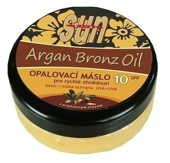 Sun Vivaco SUN Bronz Opalovací máslo SPF10 s argan.olej.200ml porovnat ceny