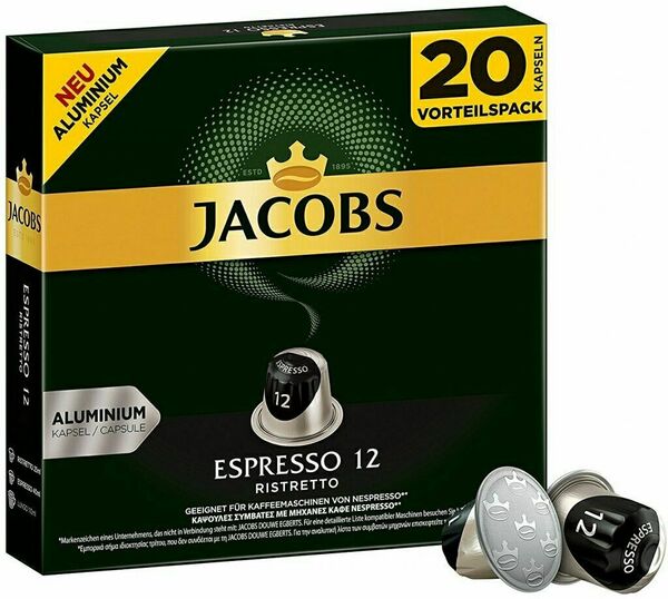 Jacobs Espresso Ristretto kapsle pro Nespresso 20ks porovnat ceny