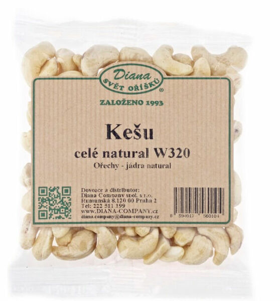 Diana Company Kešu celé natural W320 vakuum 1kg porovnat ceny