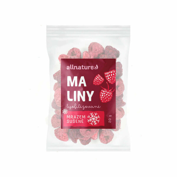 Allnature Malina sušená mrazem celá 20g porovnat ceny