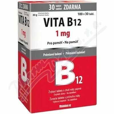 Vita B12 1mg tbl. 100+30 porovnat ceny