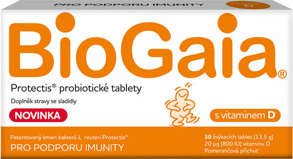 BioGaia Protectis s vitaminem D 30 tablet porovnat ceny