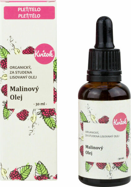 Kvitok Malinový pleťový olej nerafinovaný 30ml porovnat ceny