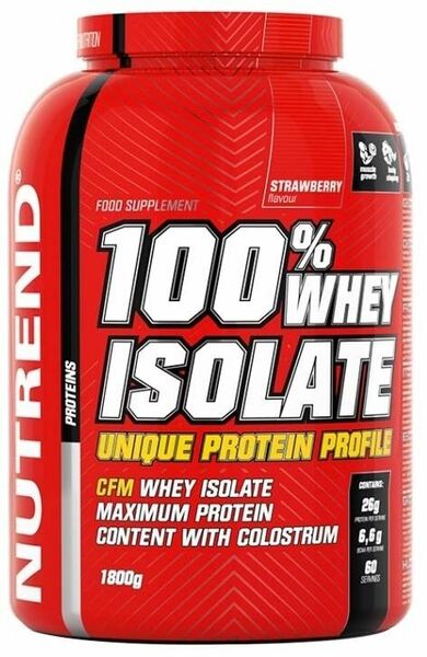Nutrend  100% WHEY ISOLATE 1800 g jahoda porovnat ceny