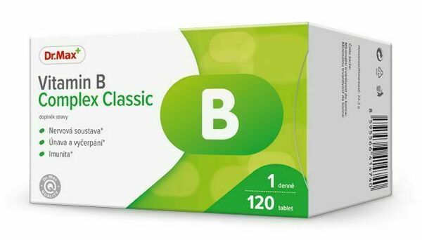 Dr.Max Vitamin B Complex Classic 120 tablet porovnat ceny