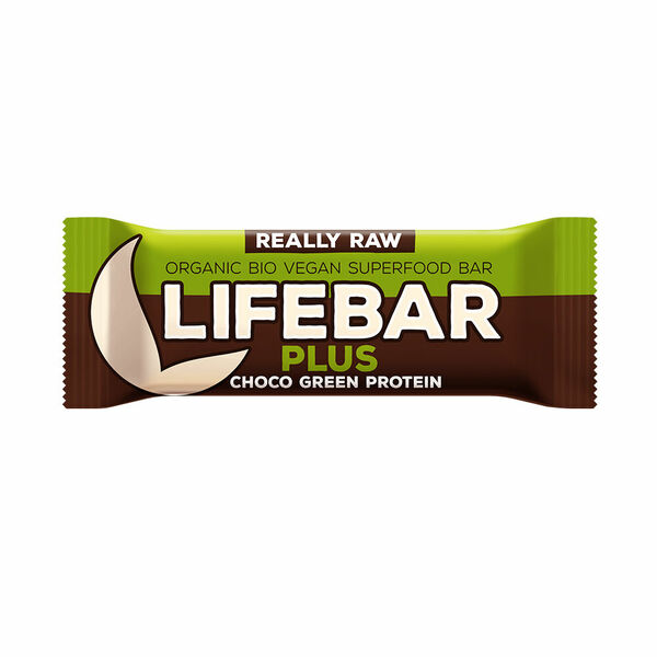 LIFEFOOD Lifebar Plus čokoláda a konopný protein BIO 47g porovnat ceny