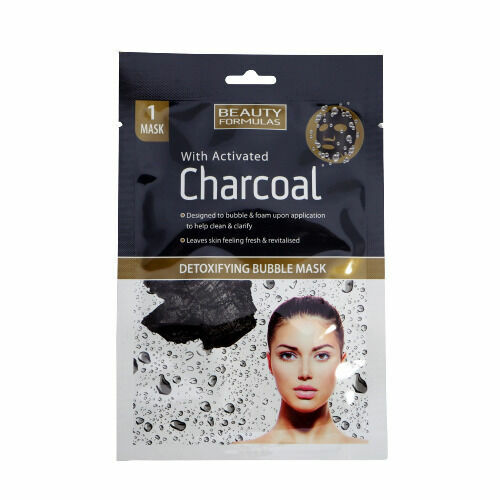 BeautyFormulas  Beauty Formulas Detoxikační bublinková maska s aktivním uhlím 1ks porovnat ceny