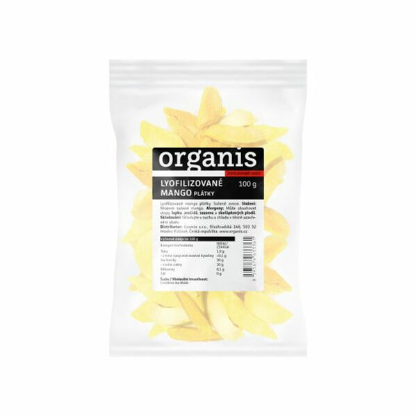 ORGANIS Mango sušené mrazem 100 g porovnat ceny