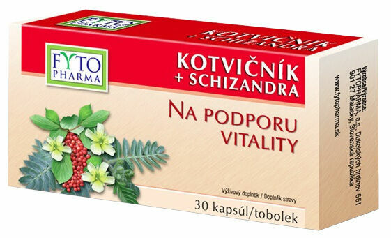 Fytopharma Kotvičník+Schizandra 30 tobolek porovnat ceny