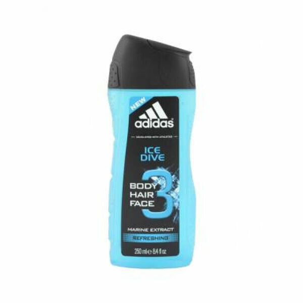 Adidas Ice Dive sprchový gel 3v1 250 ml porovnat ceny
