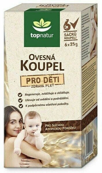 Topnatur Ovesná koupel pro děti 6x25g porovnat ceny